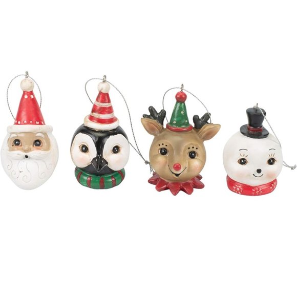 Johanna Parker - Set of 4 Christmas Holiday Ornaments - Picture 2 of 11